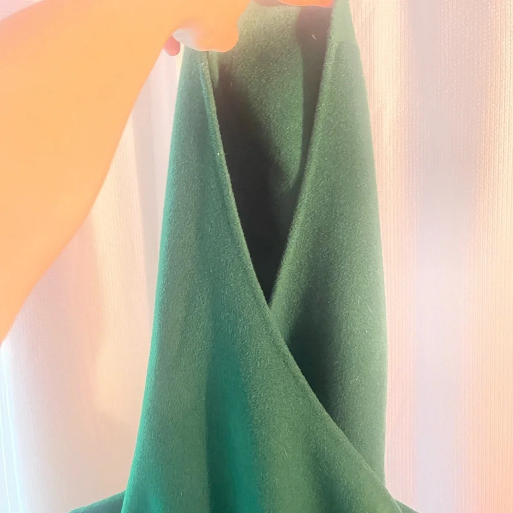 BCBGMaxAzria green wool blend coat - Picture 7 of 15